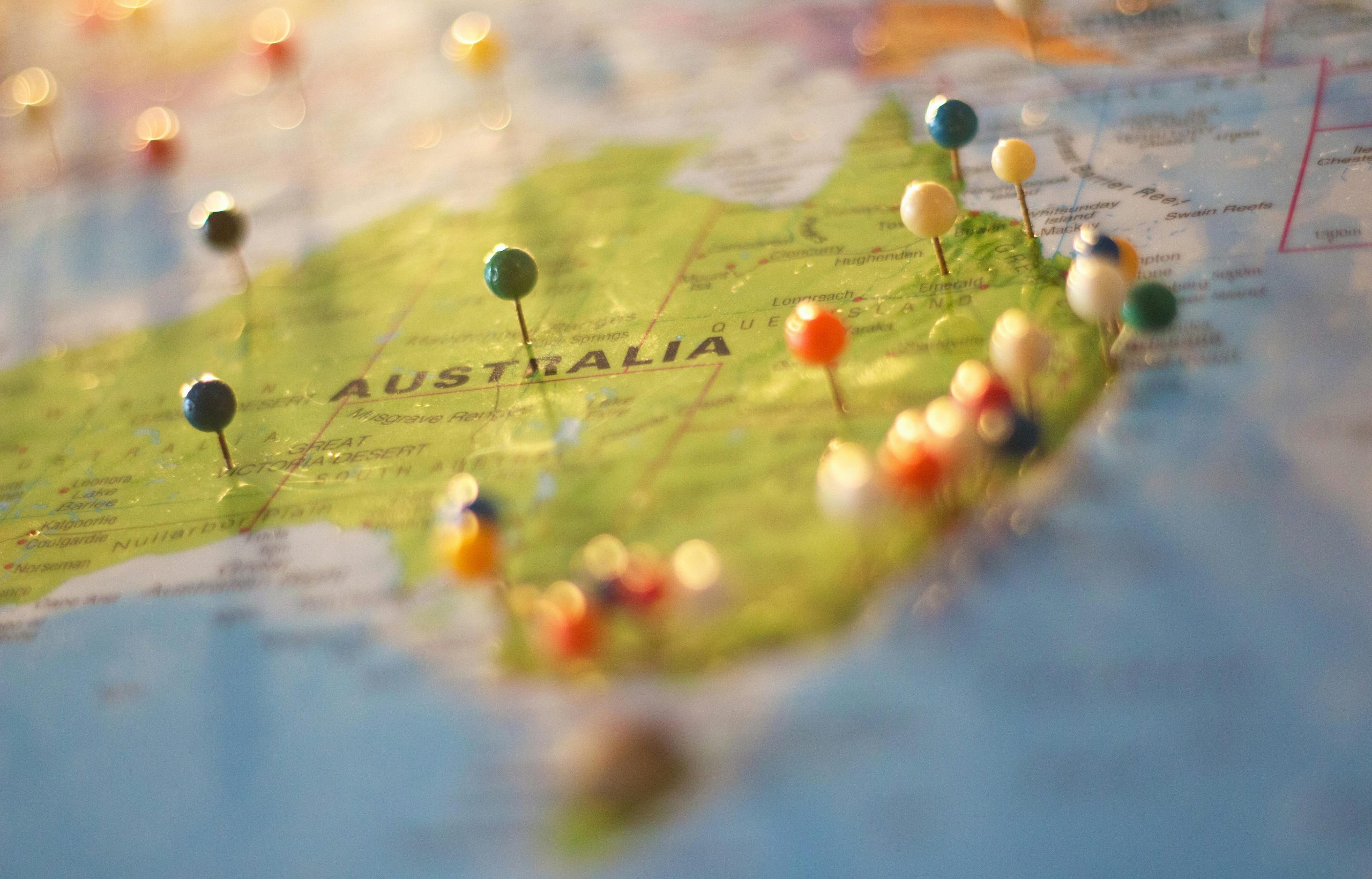 Geheime Weltkarte entdeckt: Australien nur Windows-Hintergrund