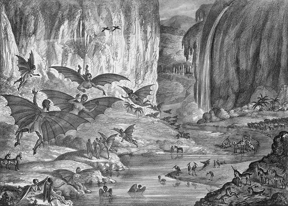 Great Moon Hoax 1835: New Yorker Zeitung entdeckt Fledermausmenschen auf dem Mond